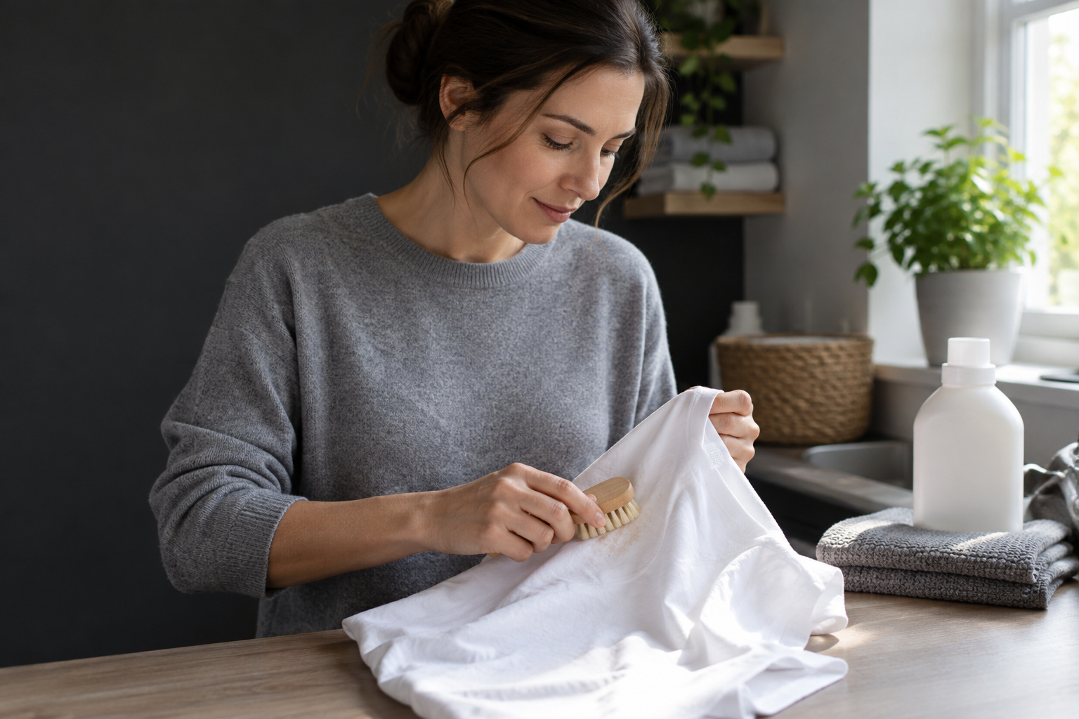 Laundry Tools: Build Your Fabric-Care Kit AI-generated editorial illustration.