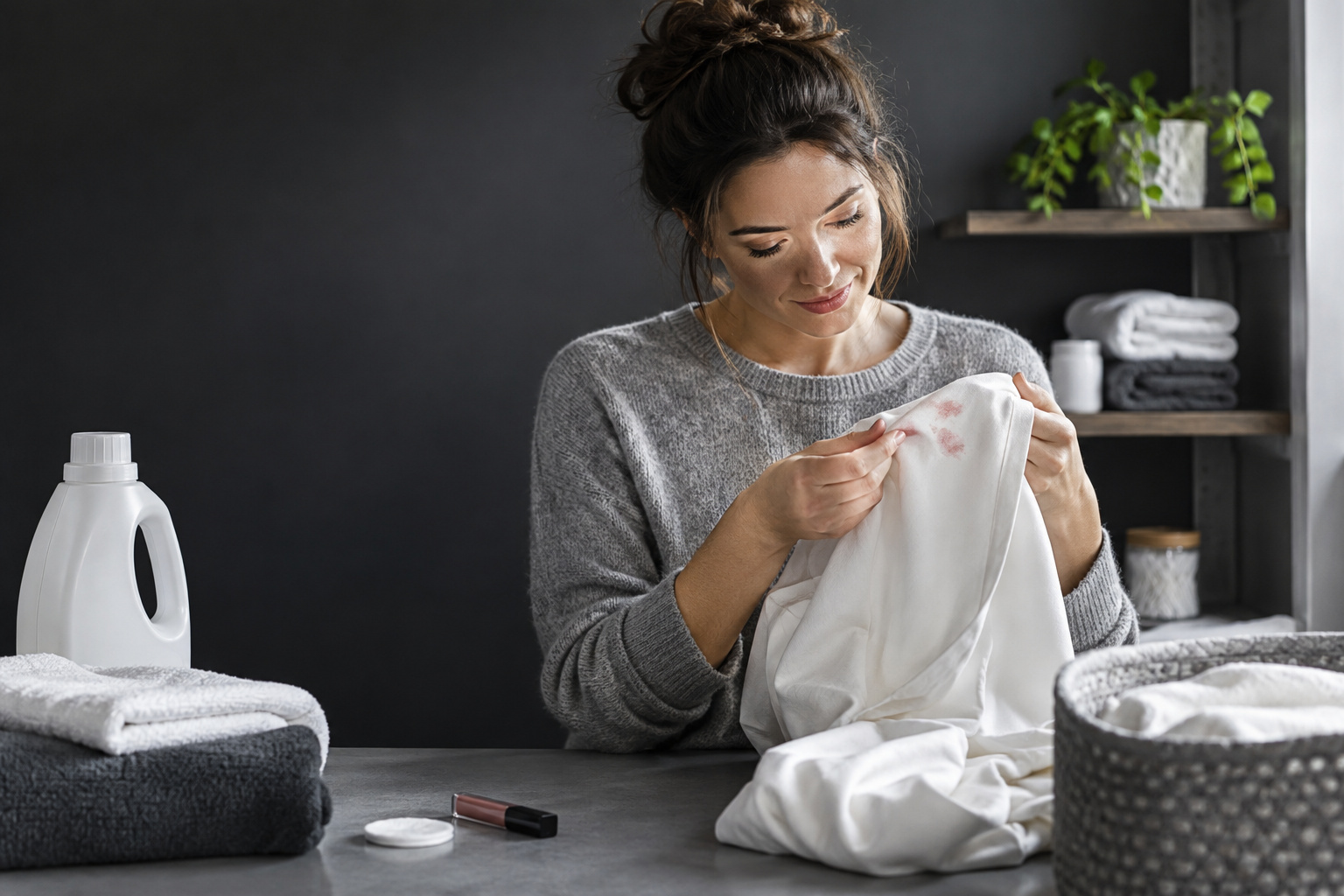 Ink and makeup stains: when to pause before treating AI-generated editorial illustration.